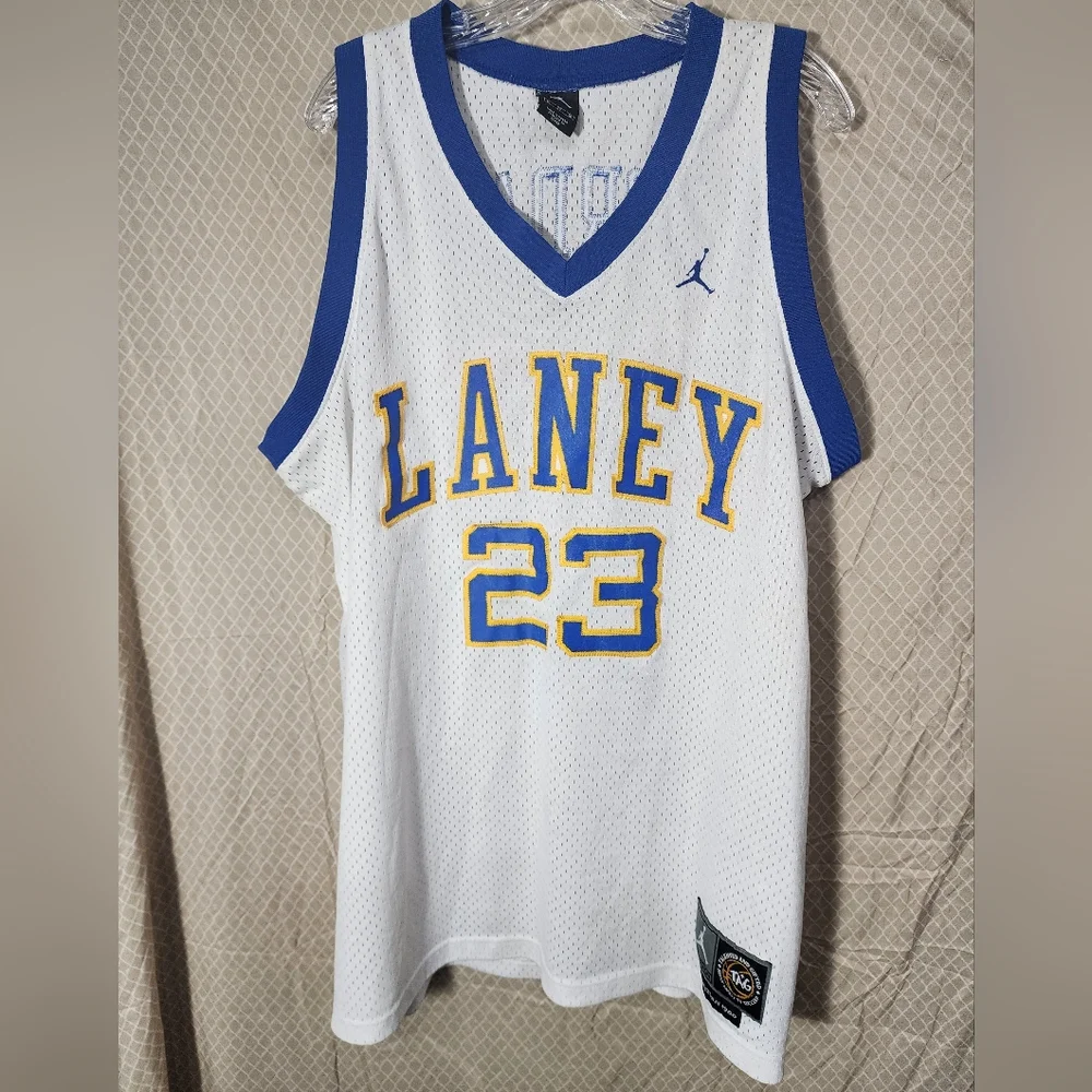 Vintage Michael Jordan 23 Laney High School Jersey Men's XL - Picture 2 of 4